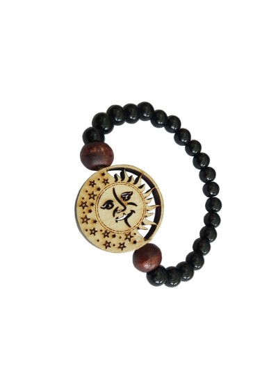 Happy Sun Onyx Beads Bracelet By Menjewell